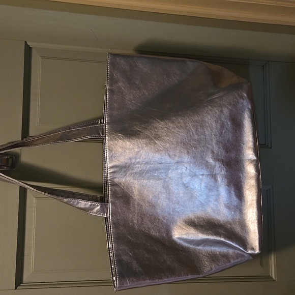 DISNEY THEME PARK AUTHENTIC EUC MICKEY TOTE BAG MICKEYS EARS ARE GLITTERY - Picture 3 of 8